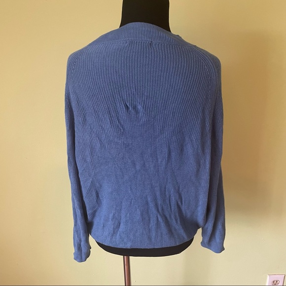 PREMISE BLUE KNIT SWEATER SIZE LARGE - Picture 2 of 6